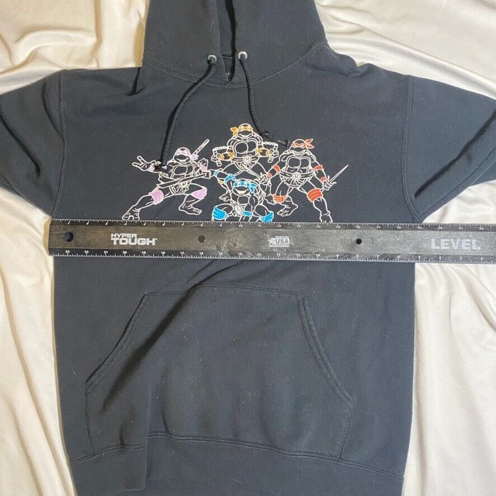 Teenage Mutant Ninja Turtles Sz S Small Sweatshirt Black Longsleeve 2020 Viacom - Picture 10 of 13